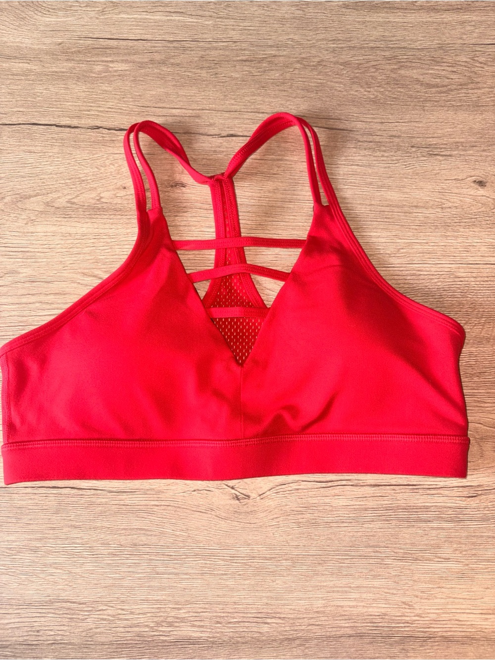 ZYIA Red Grid Bra- Original - EUC